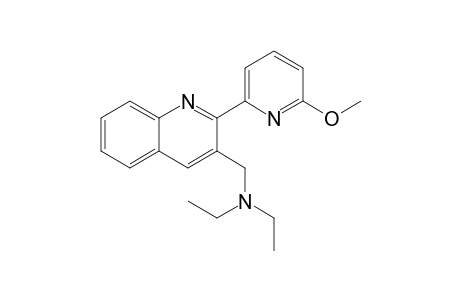 Diethyl-[[2-(6-methoxy-2-pyridyl)-3-quinolyl]methyl]amine