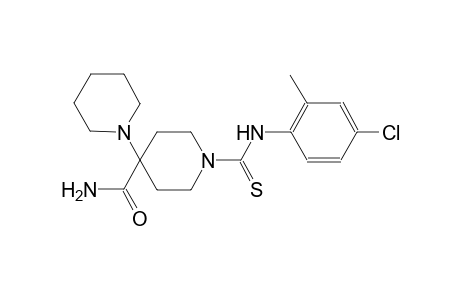 1'-((4-chloro-2-methylphenyl)carbamothioyl)-[1,4'-bipiperidine]-4'-carboxamide