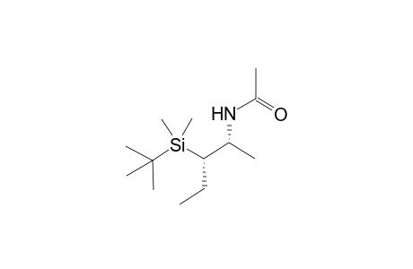 (2R,3S)-N-(3-tert-Butyldimethylsilylpent-2-yl)acetamide