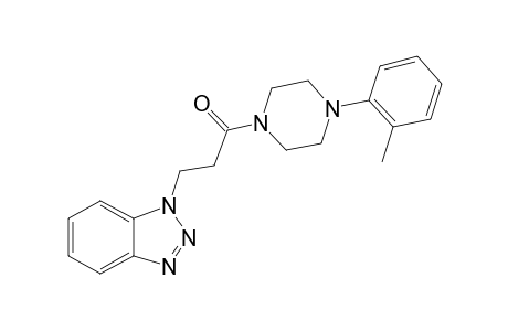 3-(1H-Benzo[D][1,2,3]triazol-1-yl)-1-(4-(o-tolyl)piperazin-1-yl)propan-1-one