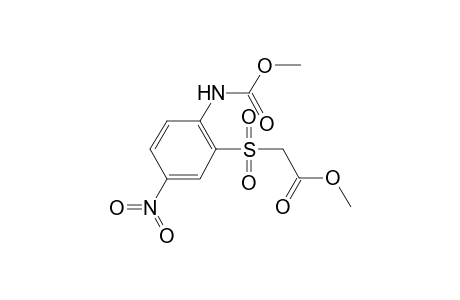 Methyl ((2-[(methoxycarbonyl)amino]-5-nitrophenyl)sulfonyl)acetate
