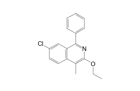 7-Chloro-3-ethoxy-4-methyl-1-phenylisoquinoline