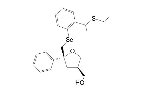 (3R,5R) {5-[2-[(R)-1-(Ethylsulfanyl)ethyl]phenylselanylmethyl]-5-phenyltetrahydrofuran-3-yl}methol