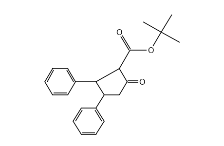 2,3-DIPHENYL-5-OXOCYCLOPENTANECARBOXYLIC ACID, tert-BUTYL ESTER