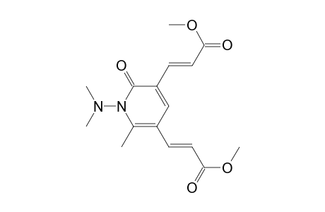 2-Propenoic acid, 3,3'-[1-(dimethylamino)-1,2-dihydro-6-methyl-2-oxo-3,5-pyridinediyl]bis-, dimethyl ester, (E,E)-