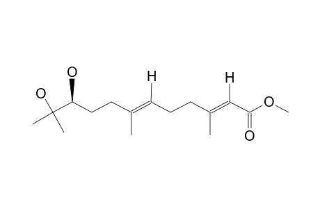 (+)-METHYL-(E,E)-10,11-DIHYDROXY-3,7,11-TRIMETHYL-2,6-DODECADIENOATE