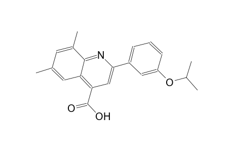2-(3-isopropoxyphenyl)-6,8-dimethyl-4-quinolinecarboxylic acid