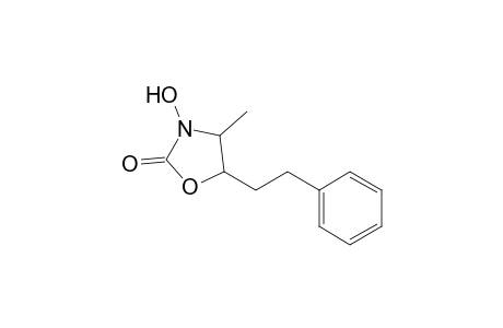 3-Hydroxy-4-methyl-5-phenethyloxazolidin-2-one