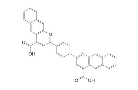 2,2'-p-PHENYLENEBISBENZO[g]QUINOLINE-4-CARBOXYLIC ACID