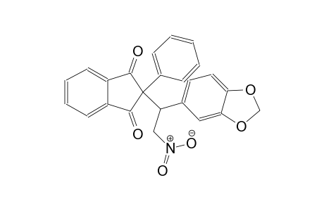 1H-indene-1,3(2H)-dione, 2-[1-(1,3-benzodioxol-5-yl)-2-nitroethyl]-2-phenyl-