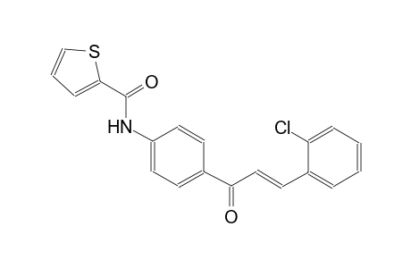 N-{4-[(2E)-3-(2-chlorophenyl)-2-propenoyl]phenyl}-2-thiophenecarboxamide