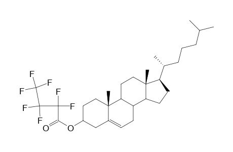 Cholest-5-en-3-ol (3.beta.)-, heptafluorobutanoate