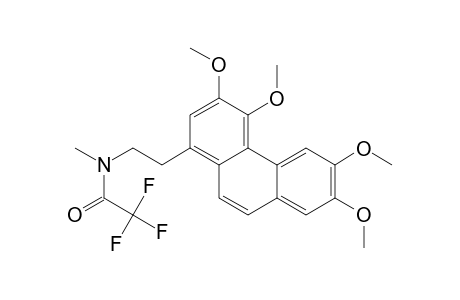 1-[2-[N-methyl-N-(trifluoroacetyl)amino]ethyl]-3,4,6,7-tetramethoxyphenanthrene