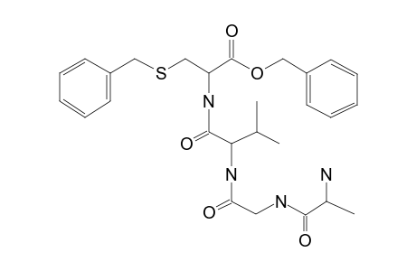 L-Alaninylglycinyl-L-valinyl-S-benzylcysteine, benzyl ester