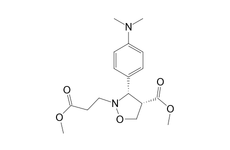 2-Isoxazolidinepropanoic acid, 3-[4-(dimethylamino)phenyl]-4-(methoxycarbonyl)-, methyl ester, cis-