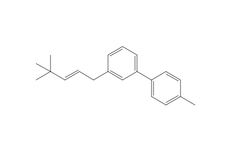 3-[(E)-4,4-Dimethylpent-2-enyl]-4'-methylbiphenyl
