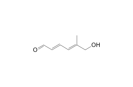 6-Hydroxy-5-methylhexa-2,4-dienal