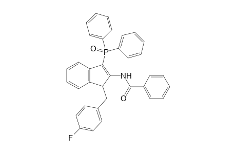 N-(3-(Diphenylphosphoryl)-1-(4-fluorobenzyl)-1H-inden-2-yl)-benzamide