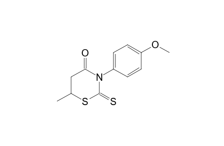 dihydro-3-(p-methoxyphenyl)-6-methyl-2-thio-2H-1,3-thiazine-2,4(3H)-dione