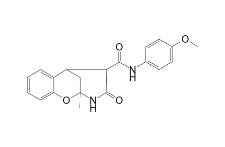 2-Methyl-4-oxo-3,4,5,6-tetrahydro-2,6-methani-2H-1,3-benzoxazocine-5-p-methoxyphenylcarboxamide