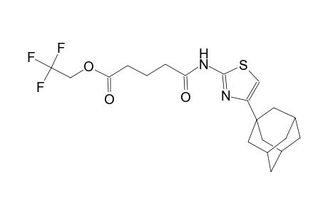 2,2,2-trifluoroethyl 5-{[4-(1-adamantyl)-1,3-thiazol-2-yl]amino}-5-oxopentanoate