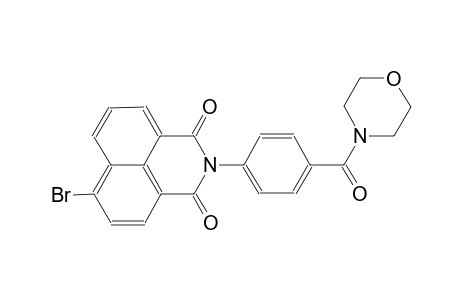 6-bromo-2-[4-(4-morpholinylcarbonyl)phenyl]-1H-benzo[de]isoquinoline-1,3(2H)-dione