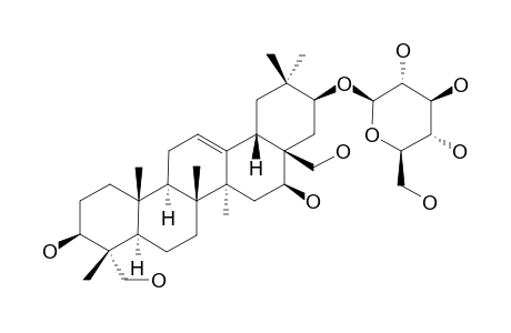 PLEUROSAPONIN-A;21-O-BETA-D-GLUCOPYRANOSYL-3-BETA,16-BETA,21-BETA,23,28-PENTAHYDROXY-OLEAN-12-EN