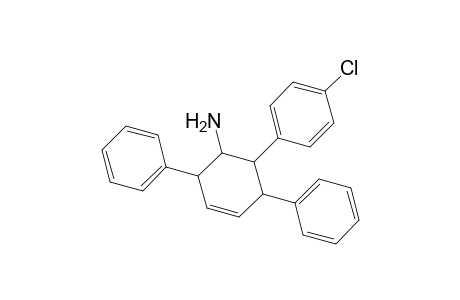 3-Cyclohexen-1-amine, 6-(4-chlorophenyl)-2,5-diphenyl-, (1.alpha.,2.alpha.,5.alpha.,6.beta.)-