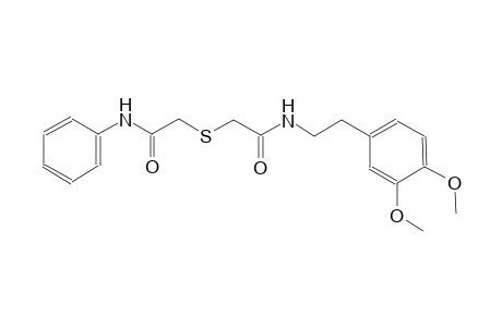 2-[(2-anilino-2-keto-ethyl)thio]-N-homoveratryl-acetamide