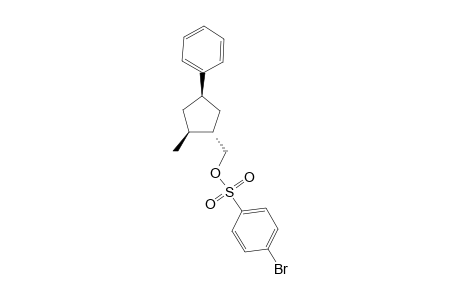 (1R*,2R*,4S*)-2-Methyl-4-phenylcyclopentylmethyl 4-bromobenzenesulfonate