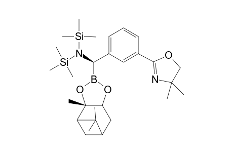 2-{3-[(R)-(1,1,1,3,3,3-Hexamethyl-disilazan-2-yl)-((S)-2,9,9-trimethyl-3,5-dioxa-4-bora-tricyclo[6.1.1.0*2,6*]dec-4-yl)-methyl]-phenyl}-4,4-dimethyl-4,5-dihydro-oxazole