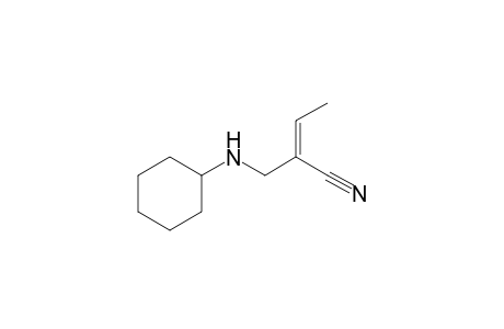 2-[(N-Cyclohexylamino)methyl]-but-2-enenitrile