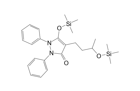 3H-Pyrazol-3-one, 1,2-dihydro-1,2-diphenyl-5-[(trimethylsilyl)oxy]-4-[3-[(trimethylsilyl)oxy]butyl]-