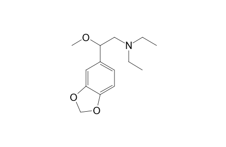 N,N-Diethyl-beta-methoxy-3,4-methylenedioxyphenethylamine