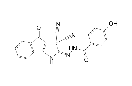 N'-(3,3-Dicyano-4-oxoindeno[1,2-b]pyrrol-2(1H,3H,4H)-ylidene)-4-hydroxybenzohydrazide