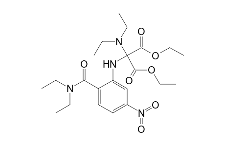 N,N-Diethyl-2-[(diethoxycarbonyl)(diethylamino)methyl]amino-4-nitrobenzamide
