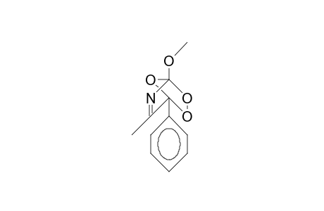 4-Methoxy-6-methyl-1-phenyl-2,3,7-trioxa-5-aza-bicyclo(2.2.1)hept-5-ene