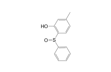 5-Methyl-2-(phenylsulfinyl)phenol