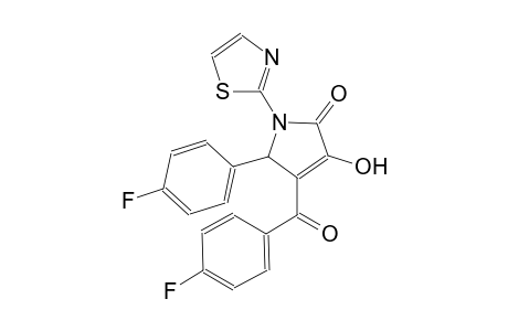 2H-pyrrol-2-one, 4-(4-fluorobenzoyl)-5-(4-fluorophenyl)-1,5-dihydro-3-hydroxy-1-(2-thiazolyl)-