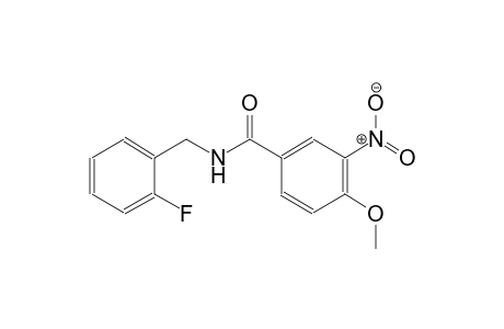 N-(2-Fluoro-benzyl)-4-methoxy-3-nitro-benzamide