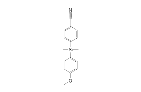 (4-CYANOPHENYL)-(4'-METHOXYPHENYL)-DIMETHYLSIALNE