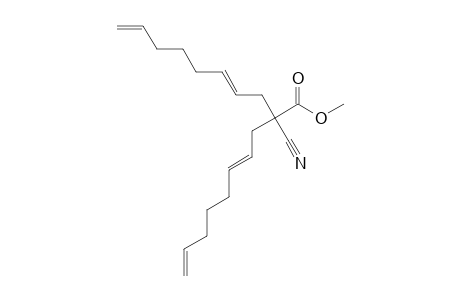 HEPTADECA-1,6,11,16-TETRAEN-9-CARBOXYLIC ACID, 9-CYANO-, METHYL ESTER (cis/trans-ISOMER)