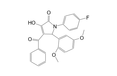 2H-pyrrol-2-one, 4-benzoyl-5-(2,5-dimethoxyphenyl)-1-(4-fluorophenyl)-1,5-dihydro-3-hydroxy-