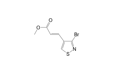 (E)-3-(3-bromoisothiazol-4-yl)acrylic acid methyl ester