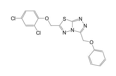 [1,2,4]triazolo[3,4-b][1,3,4]thiadiazole, 6-[(2,4-dichlorophenoxy)methyl]-3-(phenoxymethyl)-