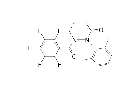 2-[(N-pentafluorobenzoyl-N-ethylamino)acetylamino]-1,3-dimethylbenzene
