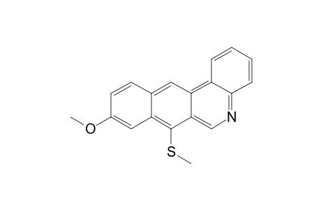 9-Methoxy-7-(methylthio)benzo[j]phenanthridine