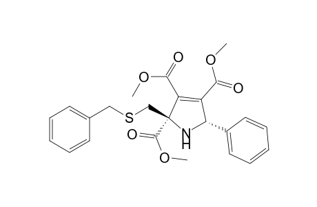 (2S,5S)-2-phenyl-5-[(phenylmethylthio)methyl]-1,2-dihydropyrrole-3,4,5-tricarboxylic acid trimethyl ester