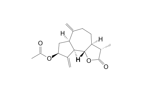 Azuleno[4,5-b]furan-2(3H)-one, 8-(acetyloxy)decahydro-3-methyl-6,9-bis(methylene)-, [3S-(3.alpha.,3a.alpha.,6a.alpha.,8.beta.,9a.alpha.,9b.beta.)]-