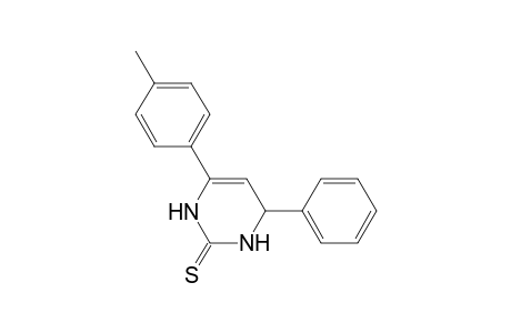 4-Phenyl-6-(p-tolyl)-3,4-dihydropyrimidine-2(1H)-thione